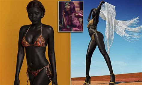 Meet The Sudanese Model Dubbed The Queen Of The Dark Daily Mail Online