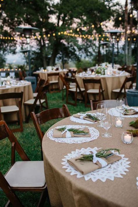 15 Simple Rustic Outdoor Wedding Ideas You Will Love