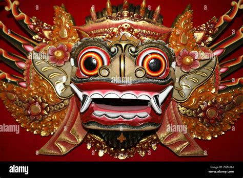 Balkon Meditativ Geld Balinese Barong Mask Anspruchsvoll Unbemannt