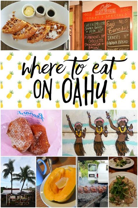 Where To Eat On Oahu South To Southwest Oahu Vacation Visit Hawaii