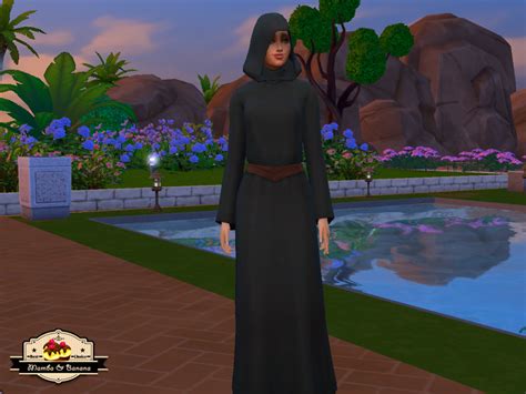 Mambanegras Dress Black For Scientist Nun