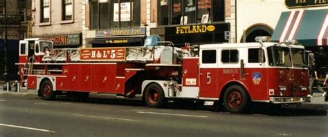 Fire Engines Photos Fdny Ladder 5 Seagrave Tiller Truck