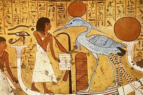 Egyptian Phoenix Bird Ancient Egyptian Phoenix