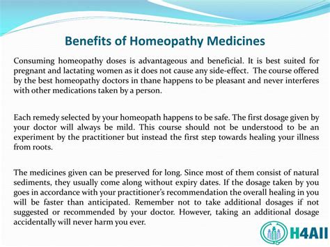 Ppt Use Medicines Recommended By Homeopathy Doctors In Thane For