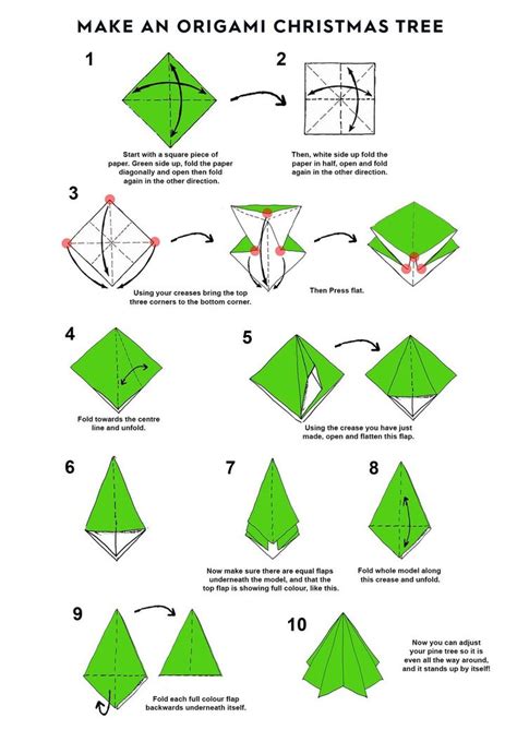 Origami Christmas Trees Have Never Been Easier Thanks To Stylist And
