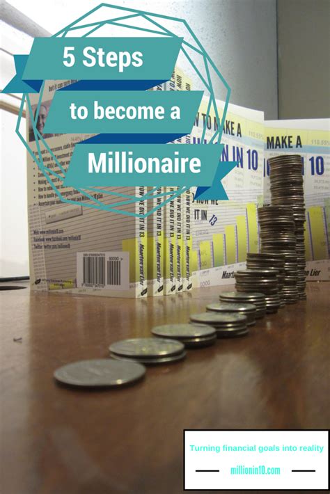 5 Steps To Become A Millionaire Become A Millionaire How To Become