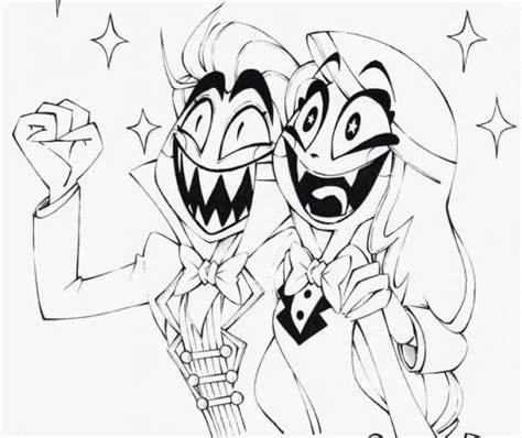 Coloring Pages Hazbin Hotel Download Or Print For Free