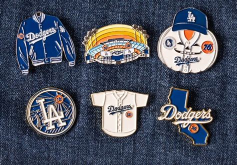 Dodgers Pins By 76 Available For Fans Who Support Los Angeles Dodgers