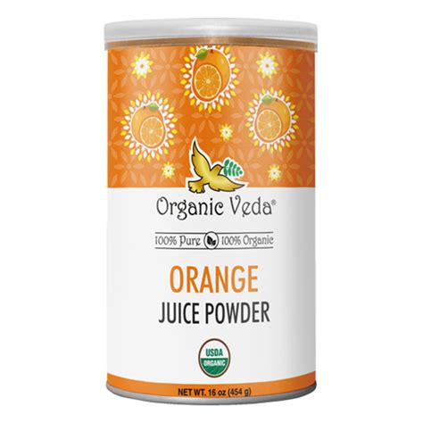 Buy Organic Veda Orange Juice Powder 454 Gm Online At Best Price Pure