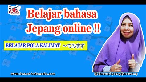 Kata bermain piano hanya kb saja yaitu piano yang dimasukkan ke pola kalimat. KURSUS ONLINE BAHASA JEPANG BELAJAR POLA KALIMAT ～てみます ...