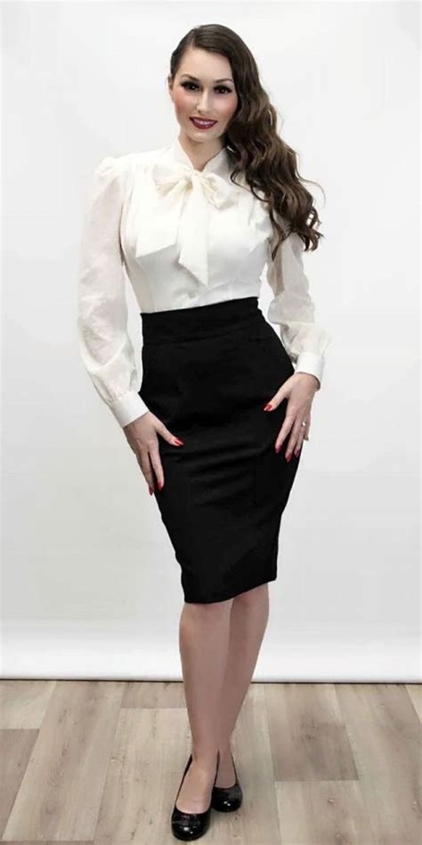 Smart Secretary Beautiful Blouses Office Attire Women Fashion