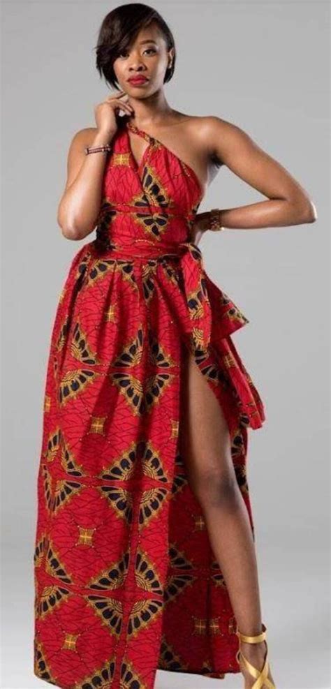 Stella African Infinity Maxi Dress African Prom Dress Etsy