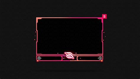 Facecam Overlay On Behance Overlays Youtube Banner Backgrounds Twitch