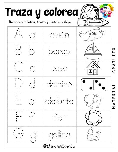 Traza Y Colorea 1