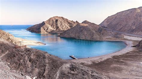 Fjord Bay In Taba South Sinai Egypt Stock Image Image Of Hills