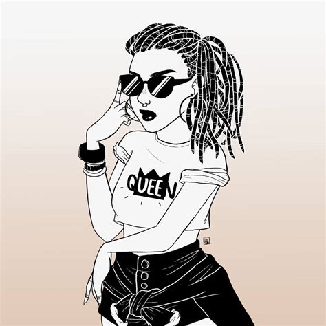 Gangsta Girl Drawing At Getdrawings Free Download