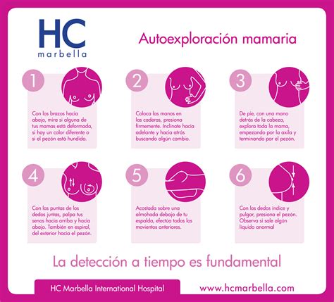 Pasos Para La Autoexploraci N De Mama Y Prevenci N En Marbella Hc Marbella International