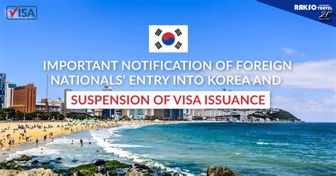 [SOUTH KOREA TRAVEL ADVISORY] Important Notification of Foreign
