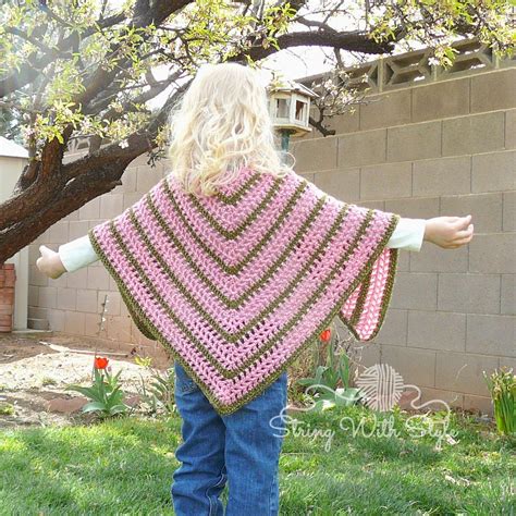Sassy Girl Triangle Shawl Designed By String With Style Free Crochet