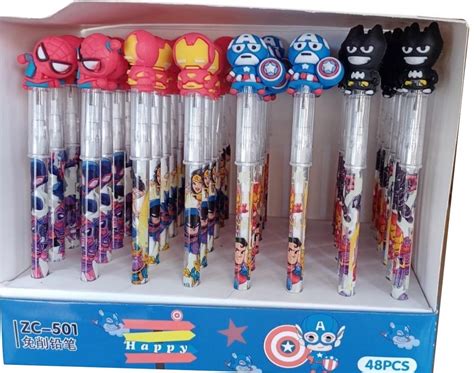 Multicolor Plastic Marvel Avengers Pencils For Written Packaging Type
