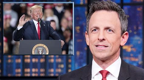 Watch Late Night With Seth Meyers Highlight Trump Melts Down At Rally After Getting Impeached