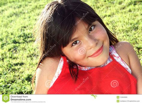 Relaxed Kid stock image. Image of beauty, park, little - 12464565