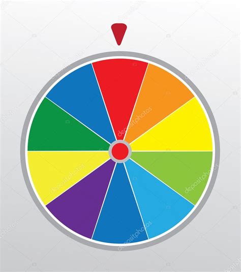 Vector Illustration Of A Wheel Of Fortune Premium Vector In Adobe