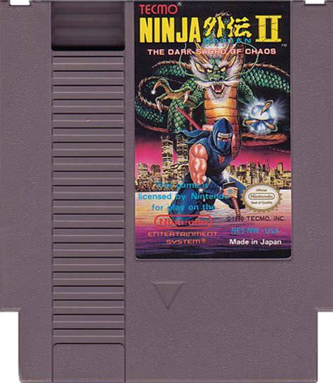 Ninja Gaiden Ii2 Nintendo Nes Original Game For Sale Dkoldies