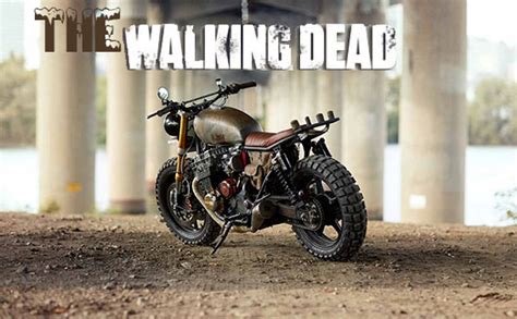 Zombie Apocalypse Motorcycle Customized For The Walking Dead
