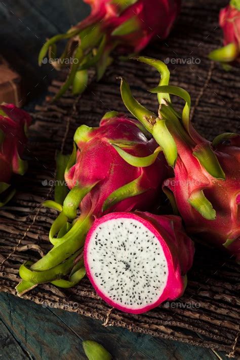 To eat fresh dragon fruit, slice the fruit in half lengthwise and use a spoon to separate the white flesh from the outer skin. Raw Organic Dragon Fruit | Dragon fruit, Healthy fruit smoothies, Fruit