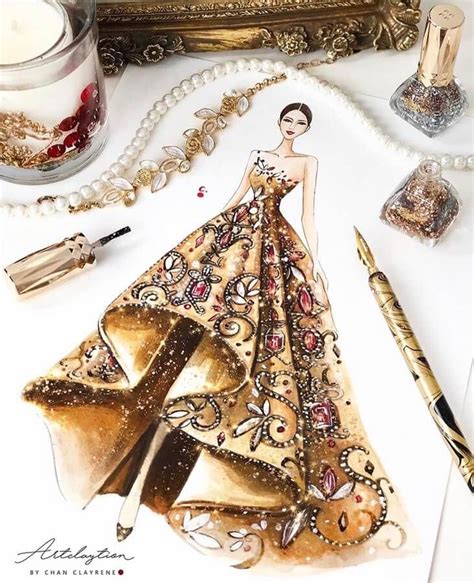 Fashion Drawings Of Dresses And Gowns Fashion Illustration Dresses