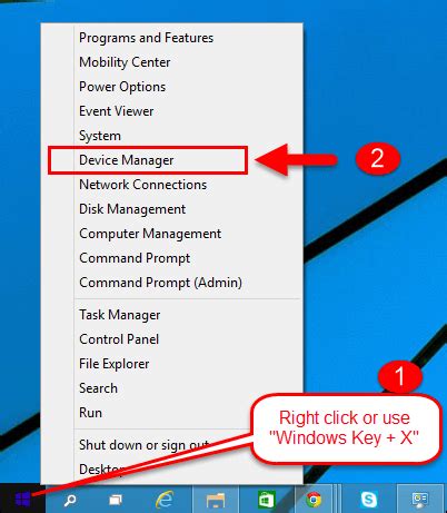 In the search box on the taskbar, enter device manager, then select device manager. Windows 10: How to Open Device Manager - SolverBase.com