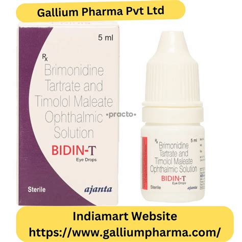 Brimonidine Tartrate And Timolol Maleate Ophthalmic Solution Packaging