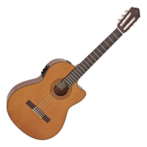 Yamaha Cgx122mcc Classical Electro Acoustic Guitar Natural Gloss Gear4music