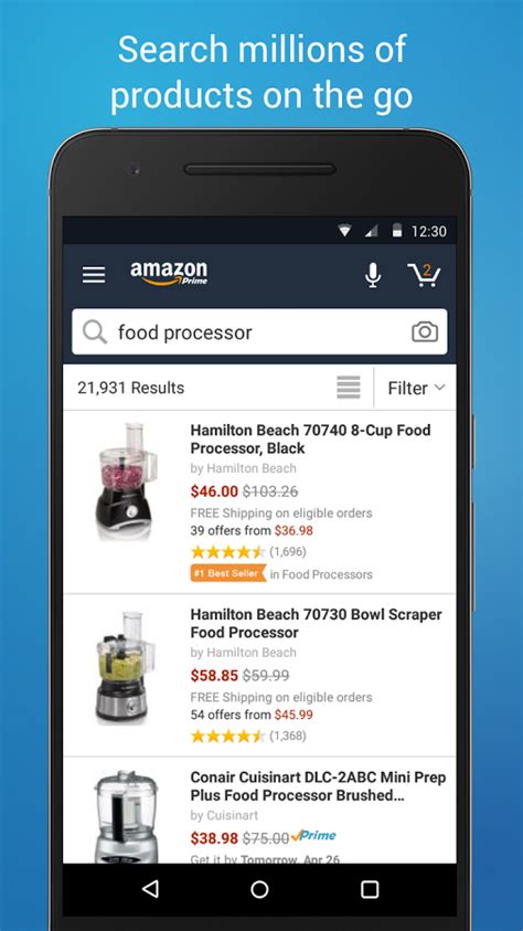 Built for book lovers, the kindle app puts millions of books, magazines, newspapers, comics, and manga at your fingertips. Amazon Shopping for Android - Free download and software ...