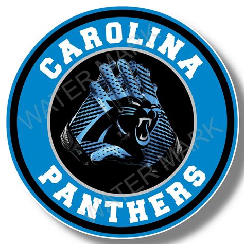 Carolina Panthers Vinyl Sticker Decal Team Colors Truck Etsy