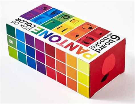 Pantone Box Of Color 6 Mini Board Books By Pantone Hardcover