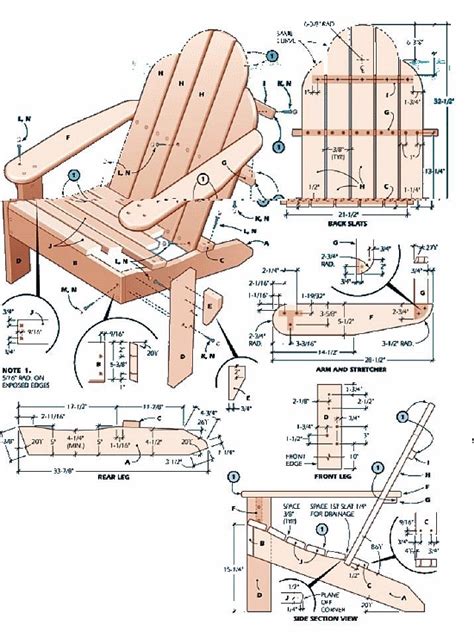 Free Adirondack Chair Plans Pdf Hannah Thomas Coloring Pages