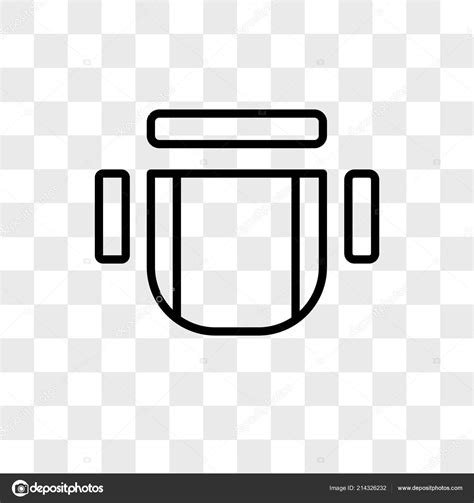 Icon Chair Top View Chair Top View Vector Icon Isolated On
