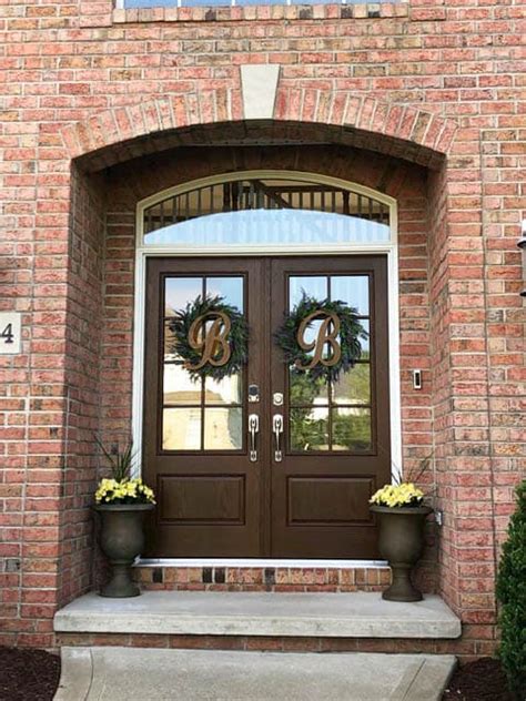 Double Front Door With Glass And Transom Glass Door Ideas