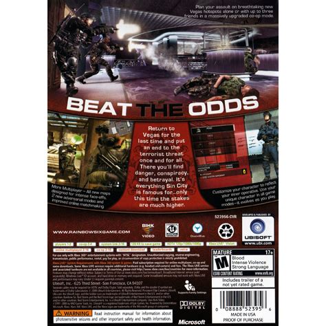 Tom Clancys Rainbow Six Vegas 2 Xbox 360 Outlaws 8 Bit And Beyond