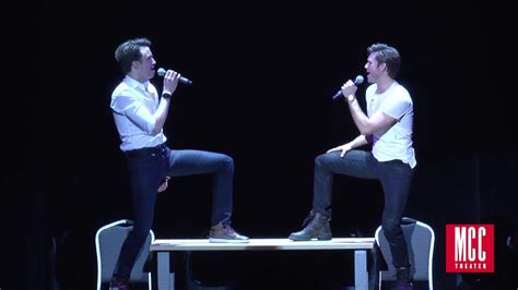 Aaron Tveit And Gavin Creel Sing Take Me Or Leave Me From Rent Youtube