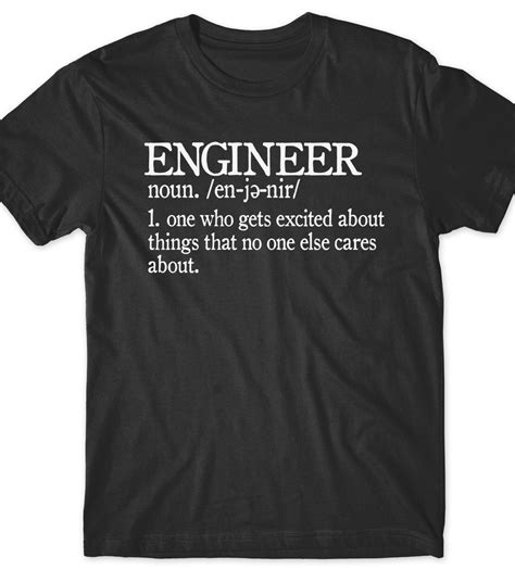 Funny Engineer T Shirt T Shirt Fathers Day Shirt Tees Mens Etsy