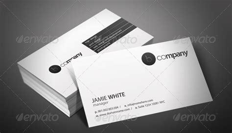 25 White Business Card Templates Word Ai