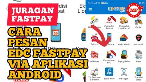 Cara Order Mesin Edc Fastpay Di Aplikasi Android Mitrapulsa Youtube