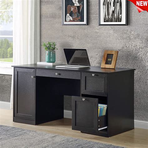 Check spelling or type a new query. 59" Home Office Computer Desk with 2 Drawers and Pullout ...