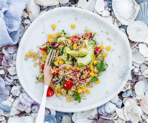 Flaked salmon salad with baked rice. Freekeh salad - Nadia Lim | Recipe | Freekeh, Delicious ...