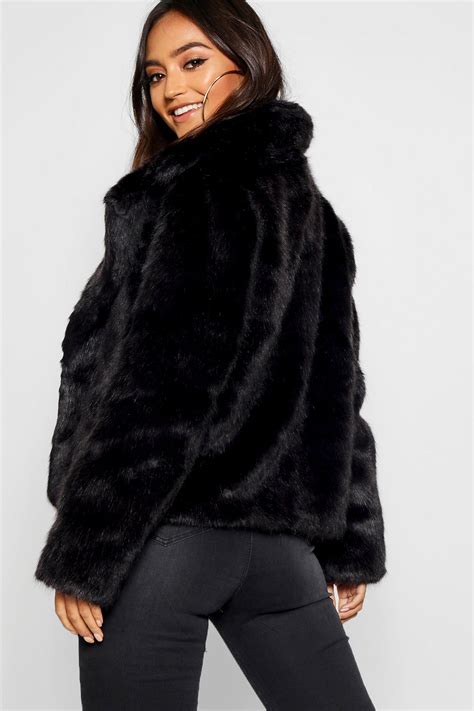 Petite Luxe Faux Fur Coat Boohoo Faux Fur Coat Fur Coat Faux Fur