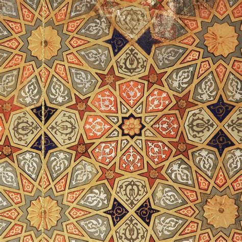 Islamic Pattern Arabesque Geometric Patterns Drawing Mosaic Patterns