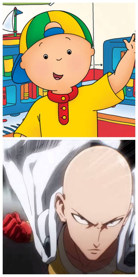 One Punch Man Vs Caillou Memes Imgflip